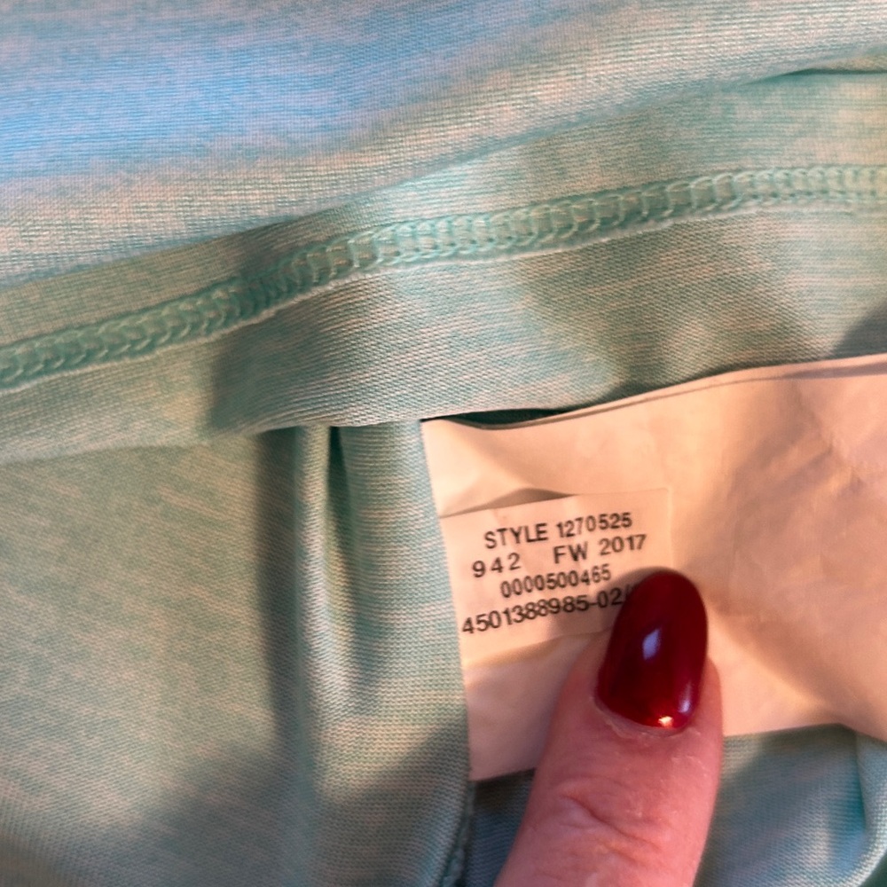 Under Armour Heat Gear Light Blue Quarter-Zip Loose Pullover Shirt. Sz XL - Picture 11 of 13